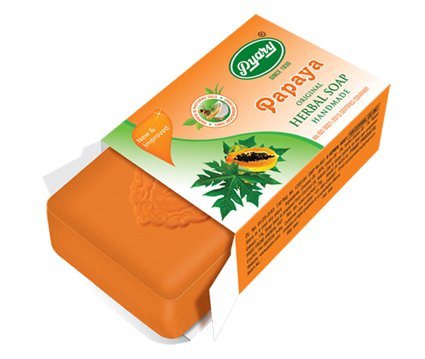 Pyary Papaya Soap (Pack of 1)