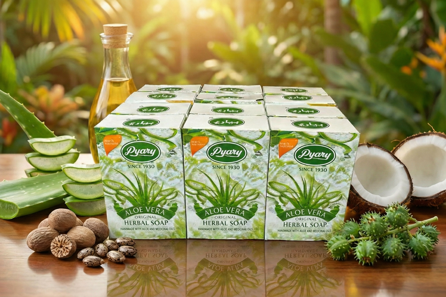 Aloe Vera Soap e aloe vera pack of 12