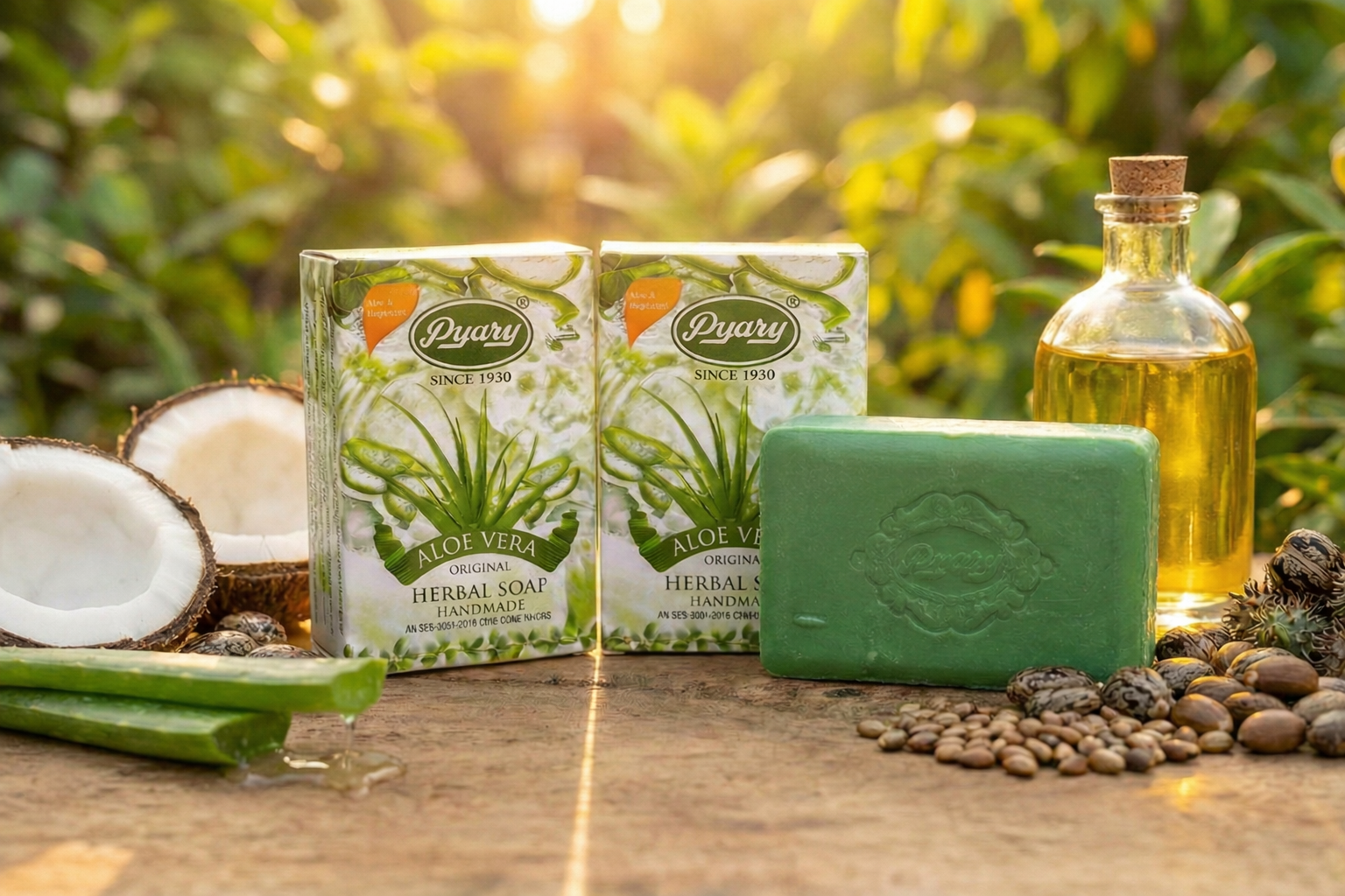 Aloe Vera Soap e aloe vera pack of 2