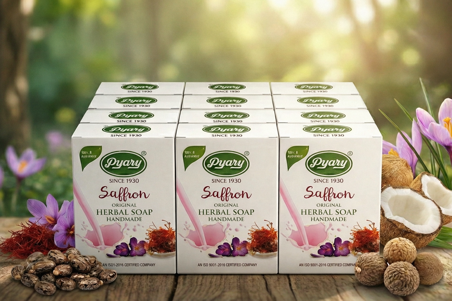 Saffron Soap saffron pack of 12